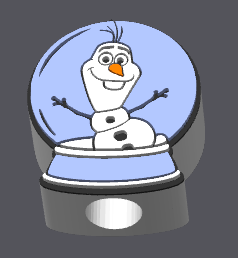 ☃️❄️ Snowman Globe Straw Topper | 3D Printed Christmas Tumbler Accessory