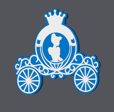 👑✨ Magical Carriage Soap Holder | 3D Printed BBW Hand Soap Holder | Fairytale Bathroom Décor