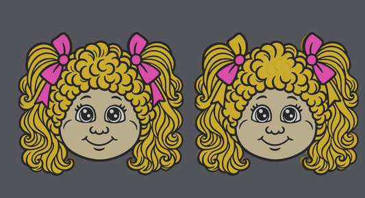 🎀🧸 Cabbage Patch Girl Straw Toppers | 8.5mm &amp; 10.5mm | 3MF Digital Download
