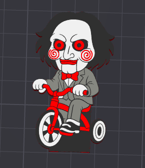 Jigsaw Tab Opener | 3D Printed Horror Character Can Opener | Spooky Movie Gift