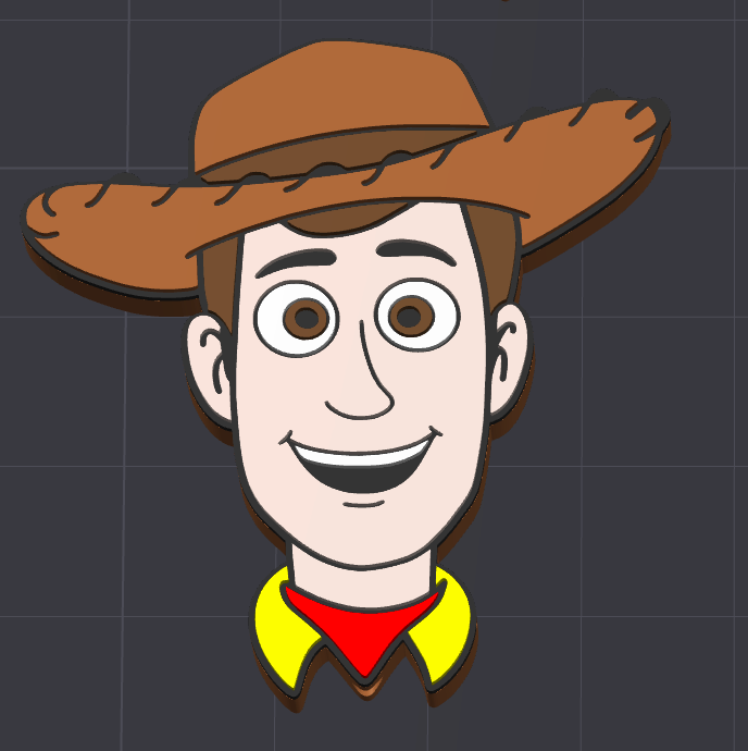 Cowboy Mant Flat Back Bead | 3D Printed Western Pen Embellishment