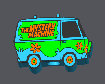 🚐 Mystery Van Straw Topper