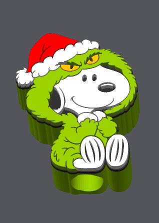 Green Dog Costume Straw Topper 🥤🐾