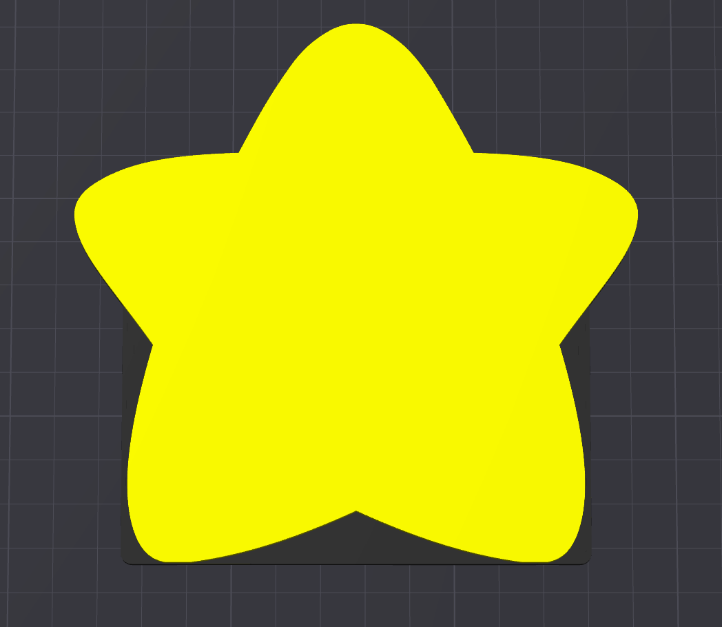 Yellow Star Pen Holder