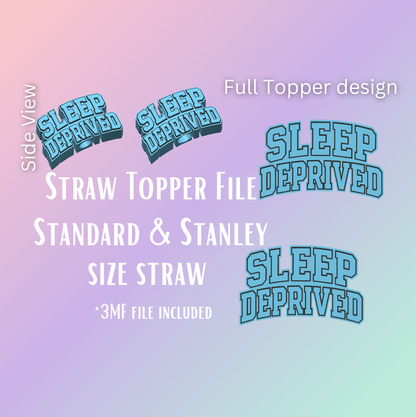 3D Straw Toppers