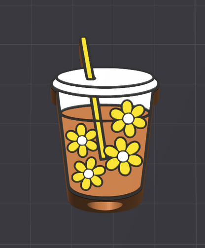 3D Straw Toppers