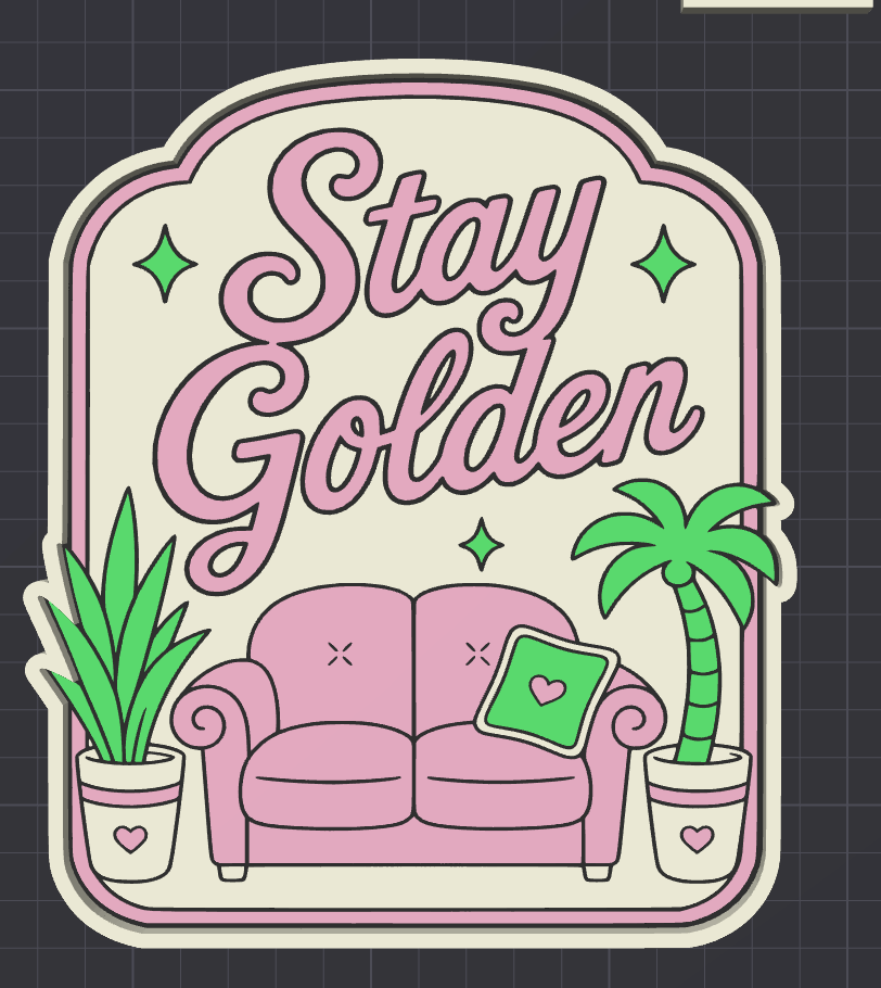 ✨ Stay Golden Desk Accessory Collection ✨