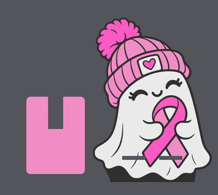 🎀👻 Awareness Ghostie Desk Accessory Collection