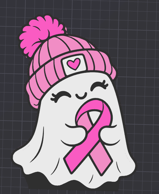 🎀👻 Awareness Ghostie Desk Accessory Collection