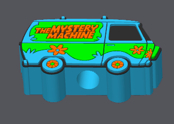 🚐 Mystery Van Straw Topper