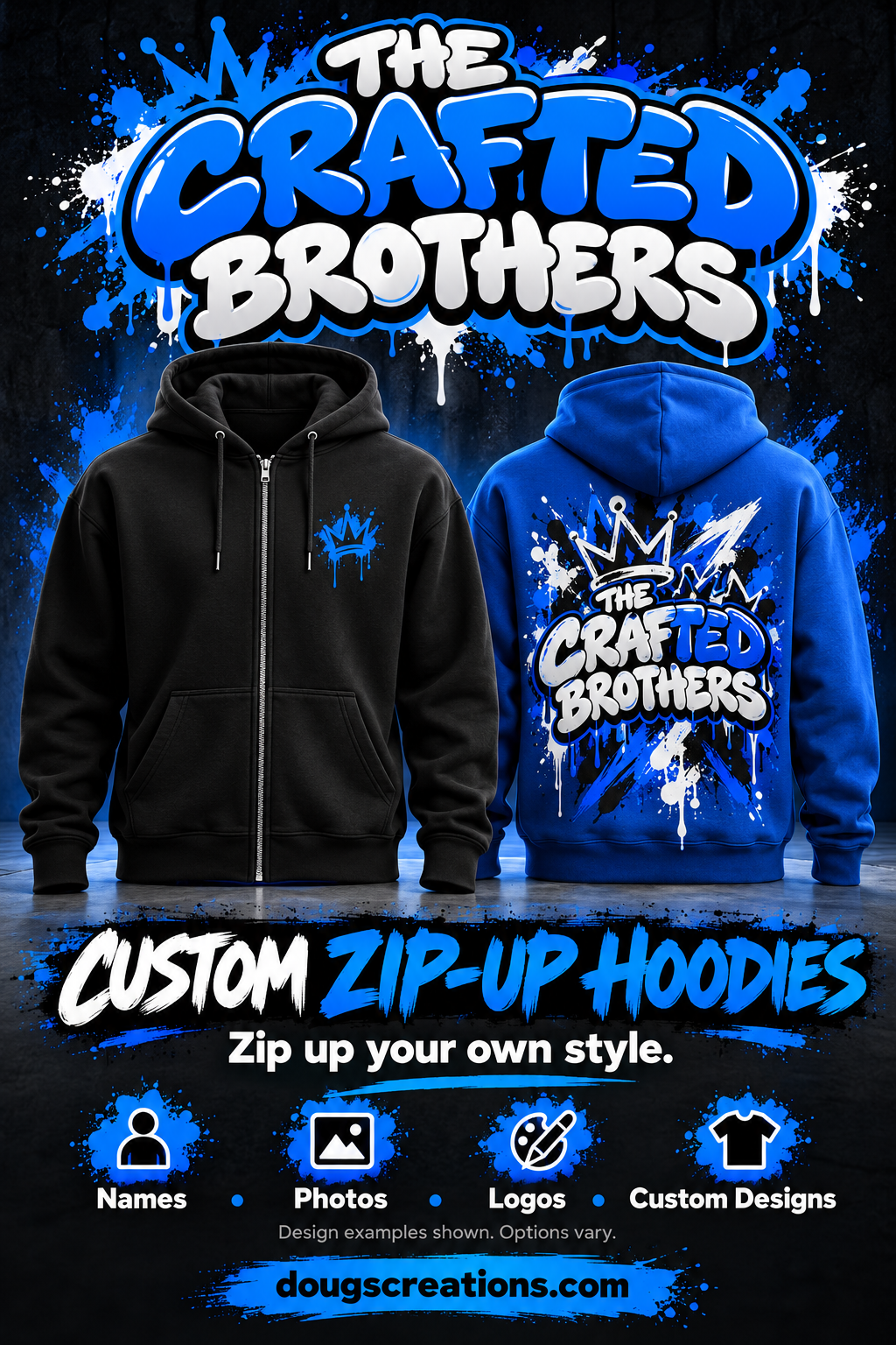 Custom Zip-Up Hoodie