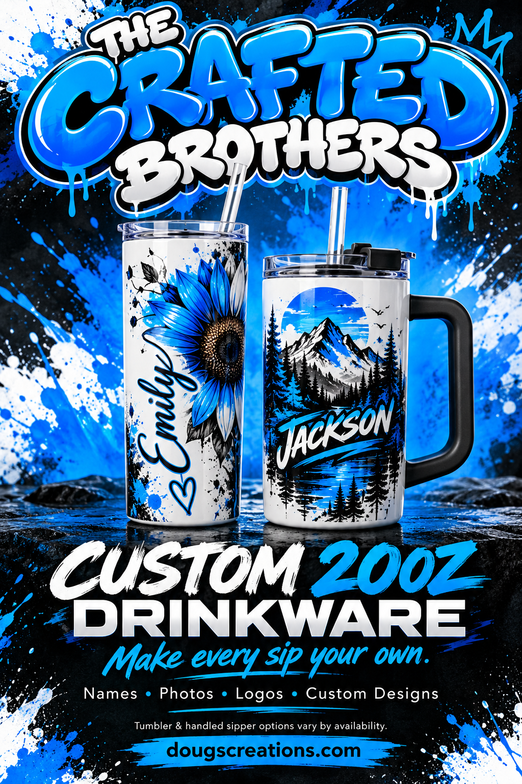 Custom 20oz Tumbler or Sipper
