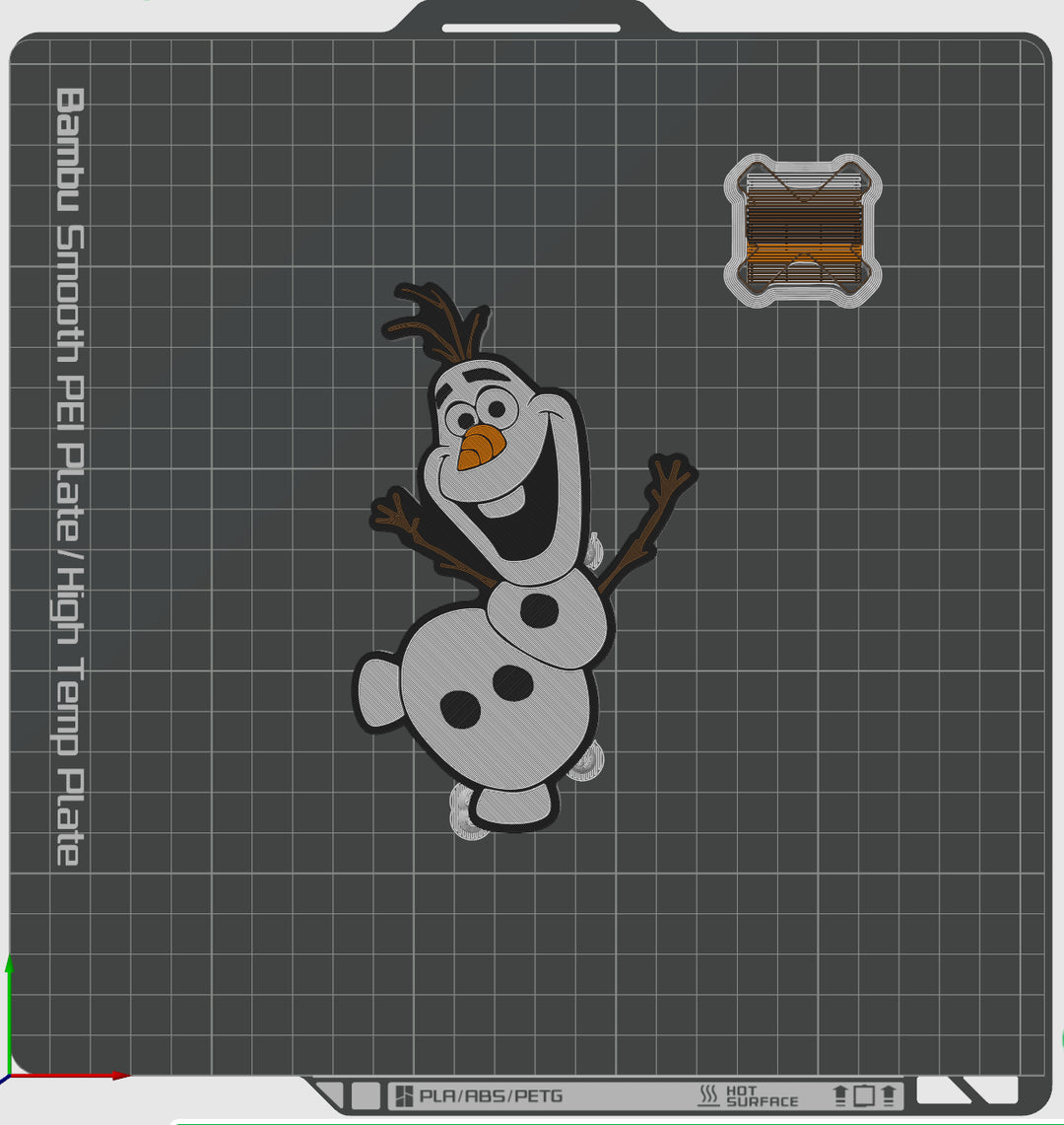 Snowman Interchangeable | 3D Printed Winter Decoration | Christmas Display Accessory