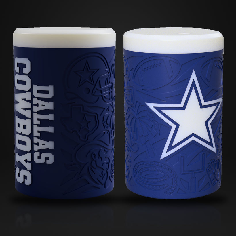 Dallas Cowboys Embossed 12 oz Can Holder